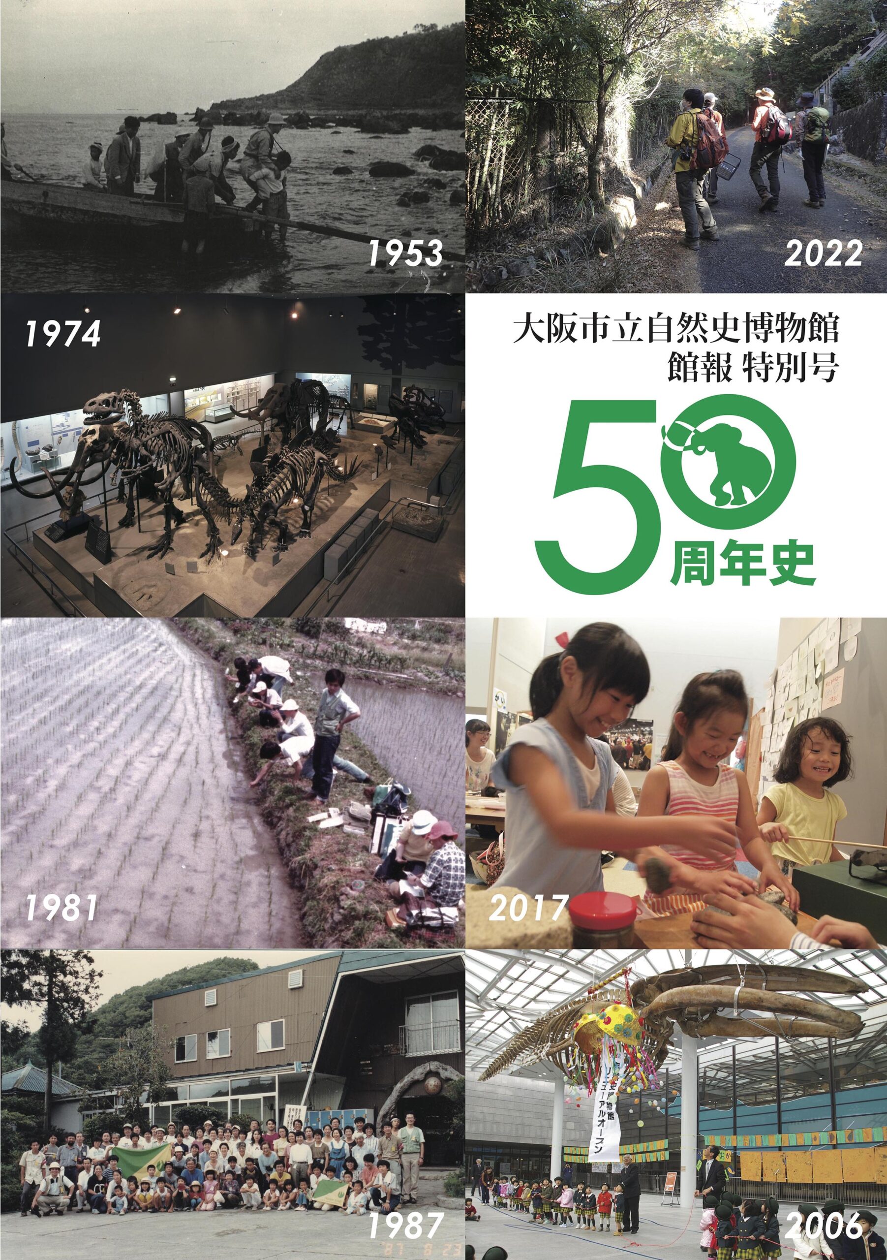 大阪市立自然史博物館館報特別号「50周年史」を刊行しました | OMNH
